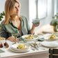 Crafted Cotton Dinner Set 4Pcs.
