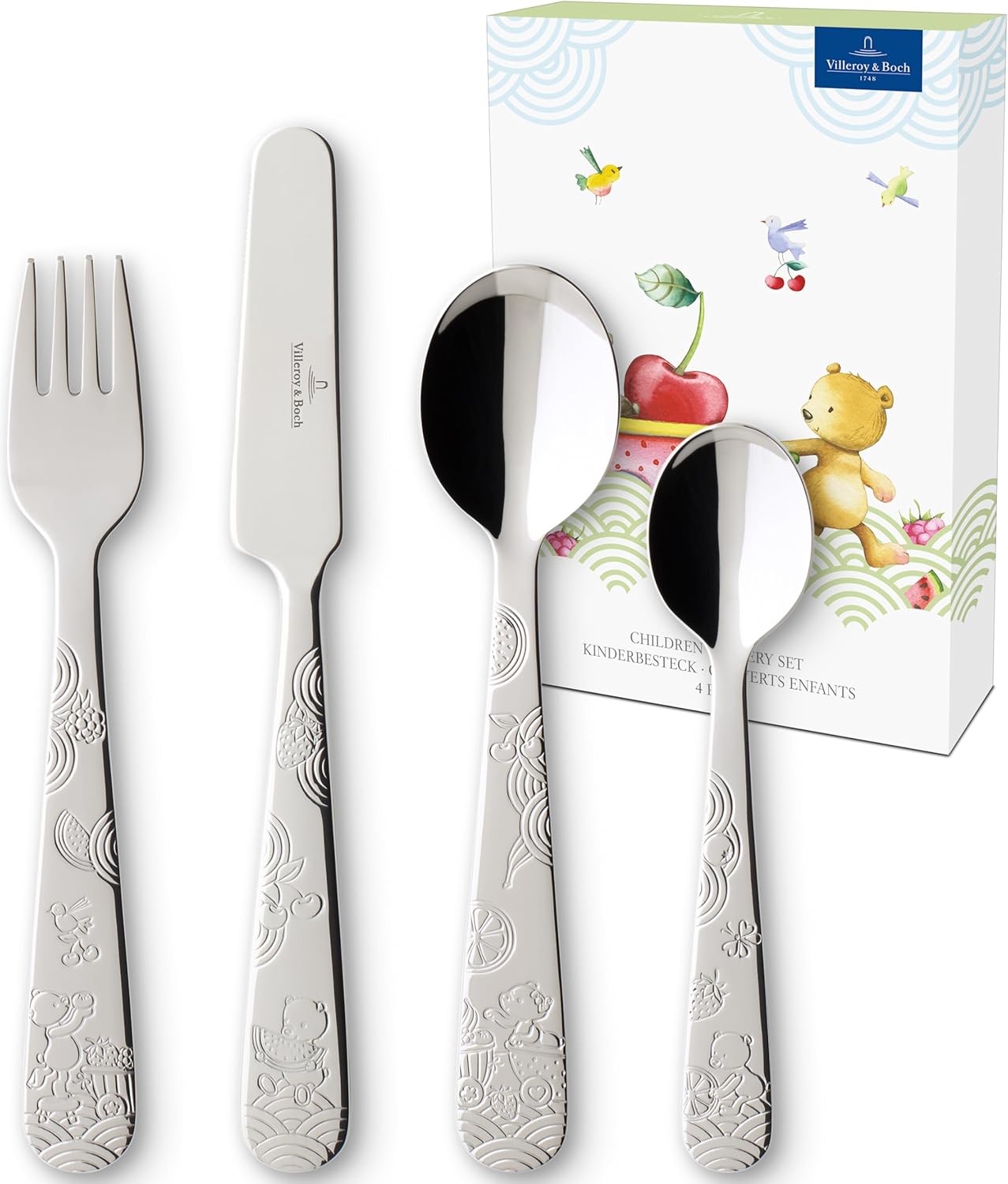 Hungry Bear Children cutlery set 4pcs