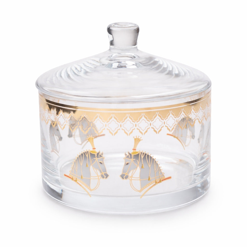 Pferd Amber Small Candy box with cover 13cm