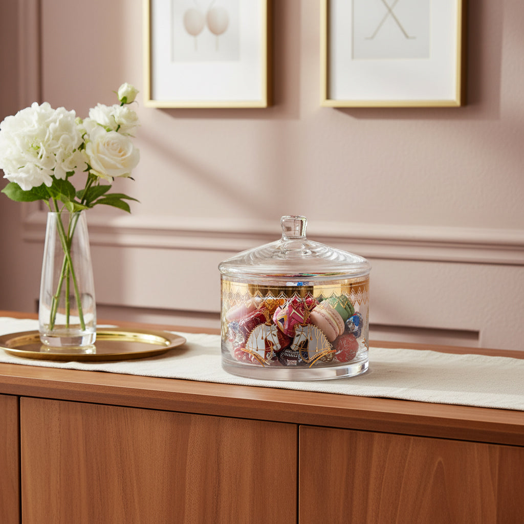 Pferd Amber Small Candy box with cover 13cm