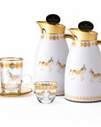 Amber Horse Coffee/Tea set of 14 pieces