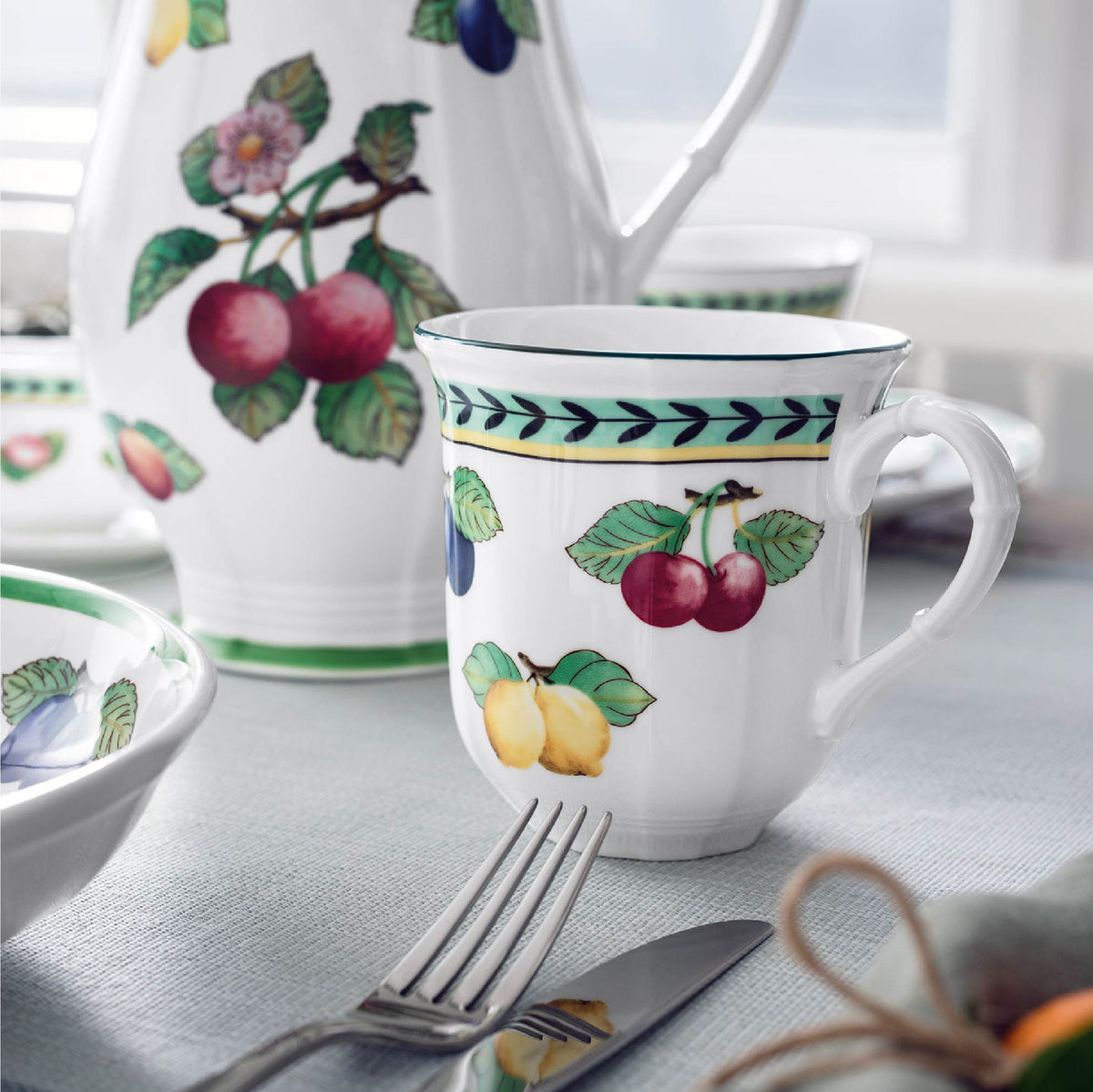 Villeroy & Boch French Garden Fleurence – Cruche En Porcelaine Fine – Élégance Intemporelle Pour Table Et Décoration