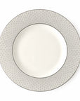 Geo Rose Grey & Platinum Dinner Set-18 Pcs for 6 Persons