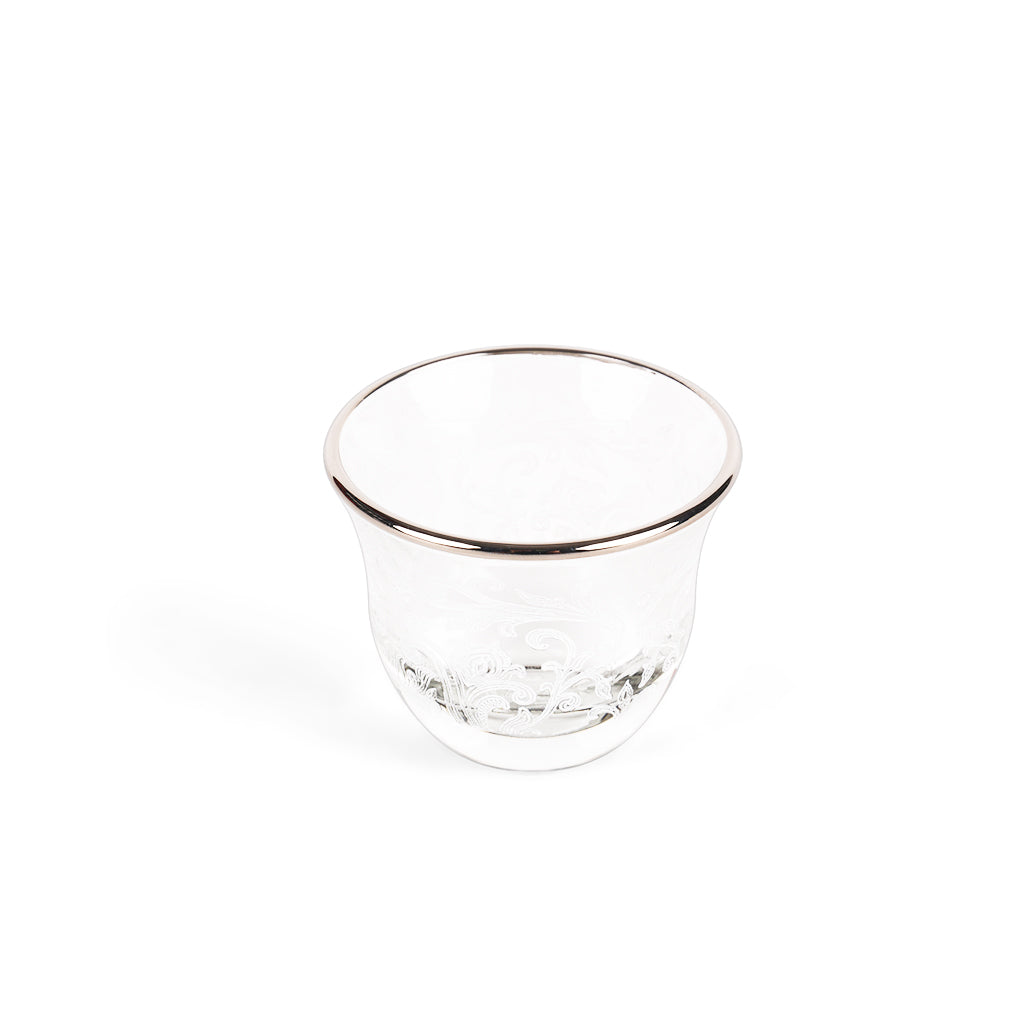Embroidery Silver S/6 Gawa Cup 80Ml