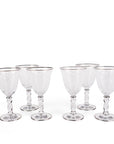 Embroidery Silver S/6 Water Small 190Ml