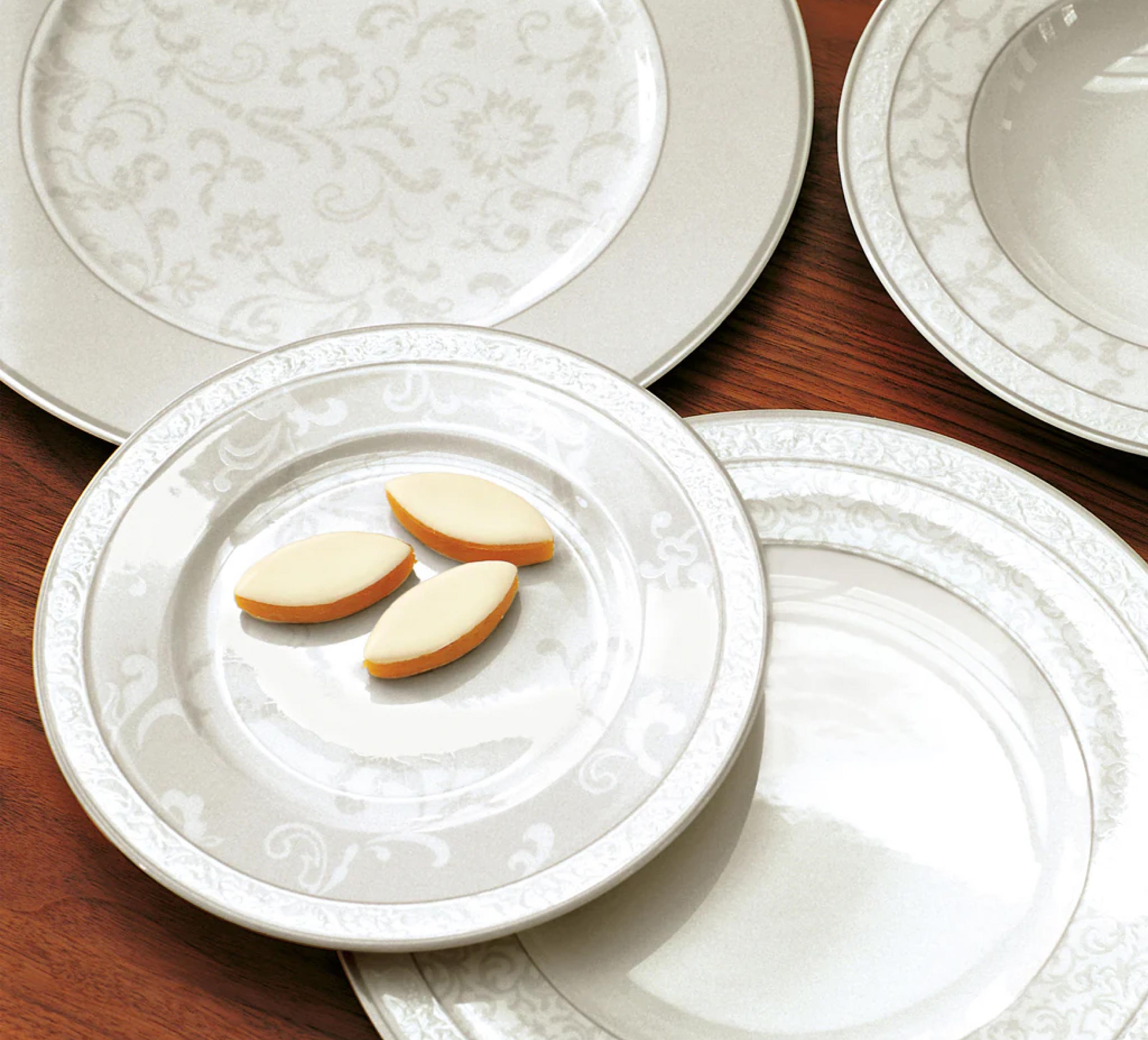 Villeroy & Boch ガラス　21cm プレート　希少　4枚　セット Villeroy&Boch ビレロイ ボッホ グラス セット ビレロイ＆ボッホ