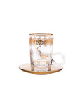 Amber Horse Coffee/Tea set of 14 pieces