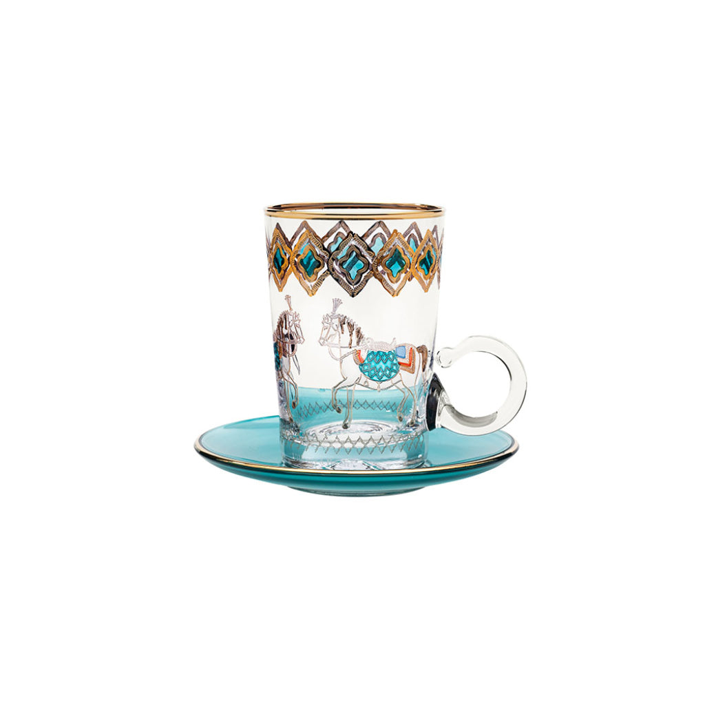 Tiffany Horse Coffee/Tea set of 14 pieces