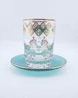 Pferd Tiffany Set of 6 Tea Cup with Saucer, 120 ml