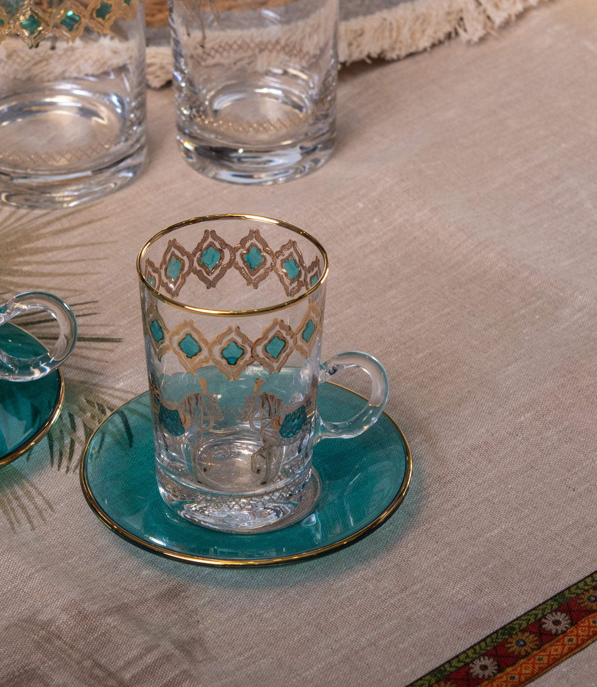 Pferd Tiffany Set of 6 Tea Cup with Saucer, 120 ml