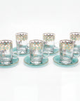 Pferd Tiffany Set of 6 Tea Cup with Saucer, 120 ml