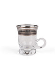 Palace Chic Set of 6 Tea Cup with Saucer, 120 ml