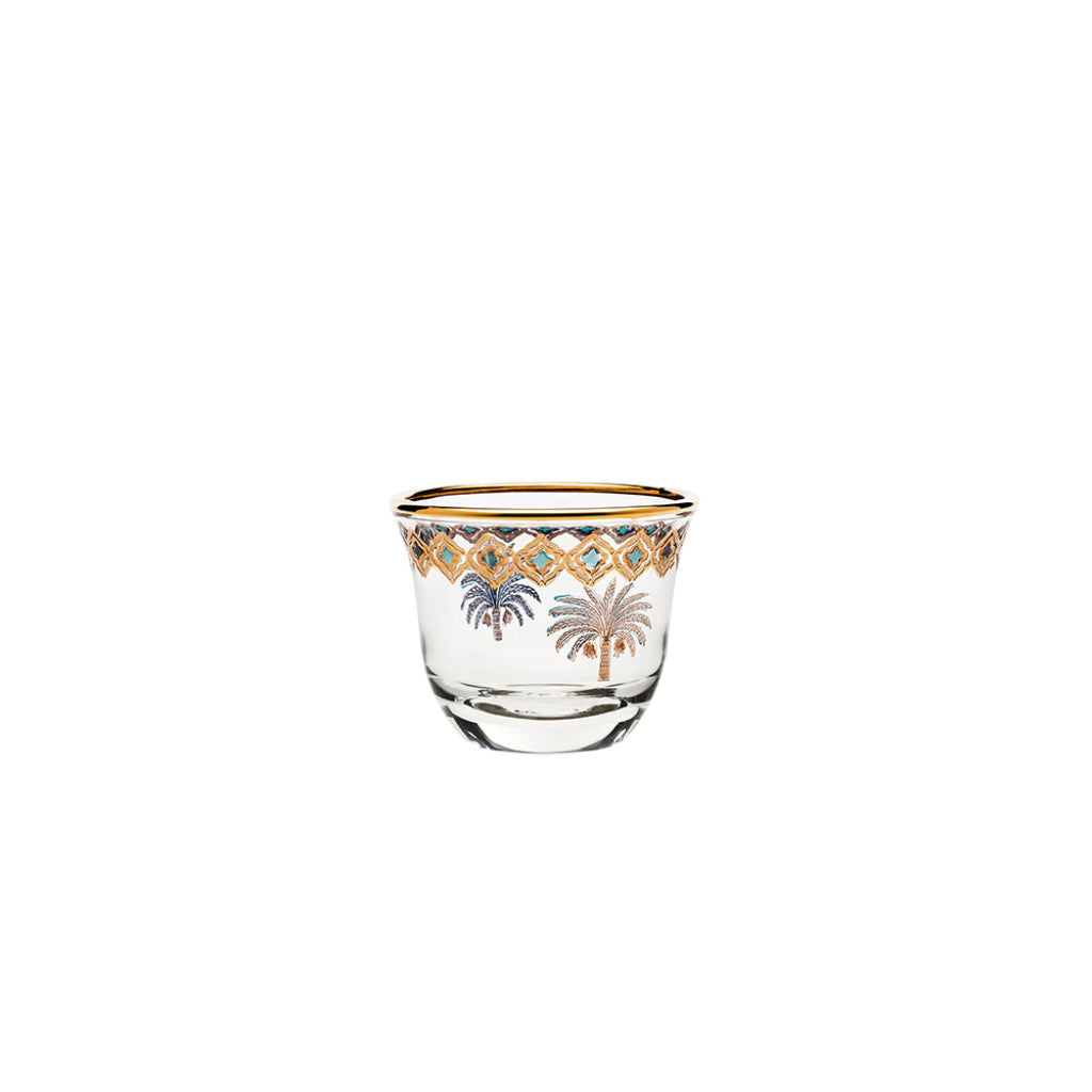 Palm Tree Coffee/Tea Set of 14 pieces