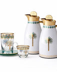 Palm Tree Coffee/Tea Set of 14 pieces