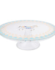 Tifanny Horse Footed plate and Dome 24cm