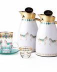 Tiffany Horse Coffee/Tea set of 14 pieces
