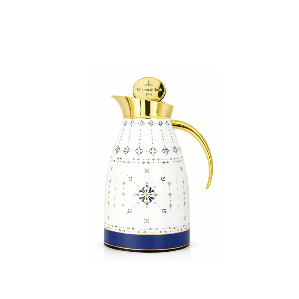 Azure Gold Coffee/Tea set of 14 pieces