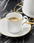Chateau Coffeecup & Saucer – Set of 6