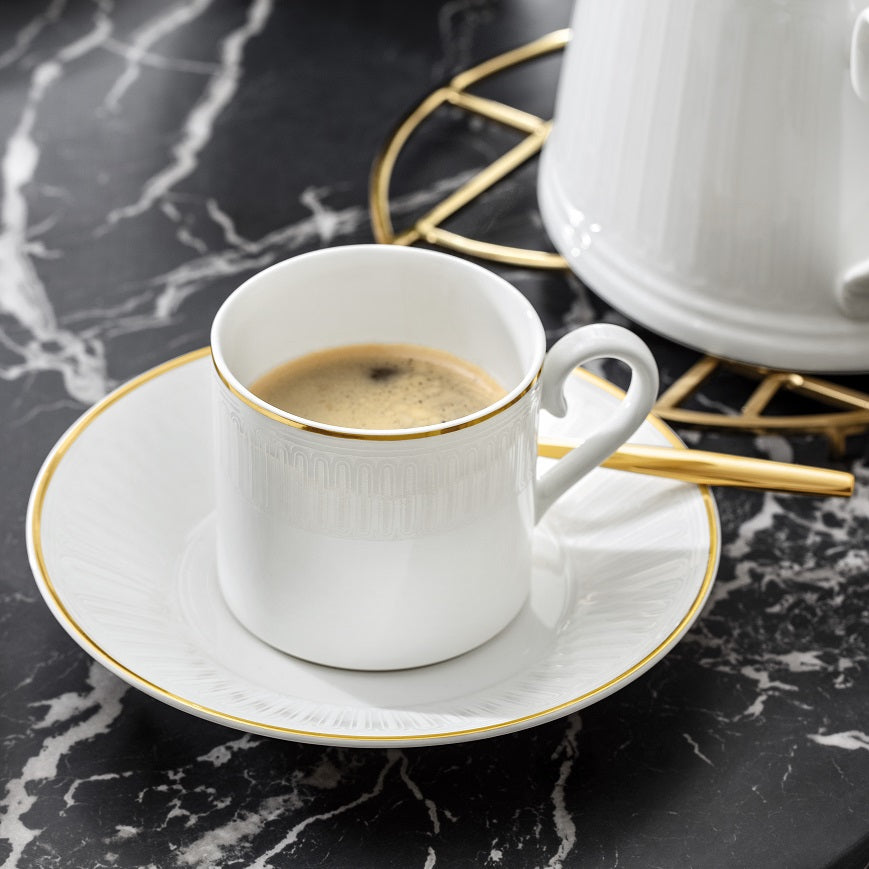 Chåteau Septfontaines Espresso cup & saucer 6pcs