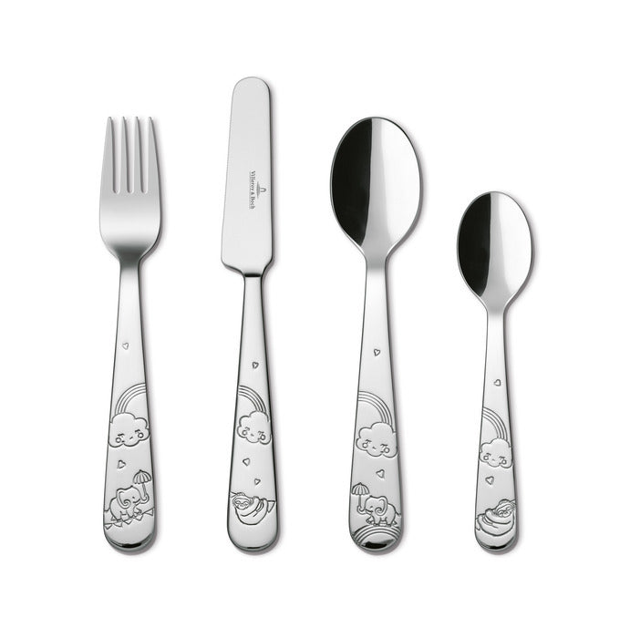 Walk Like An Elephant Children's Cutlery Set 4Pcs