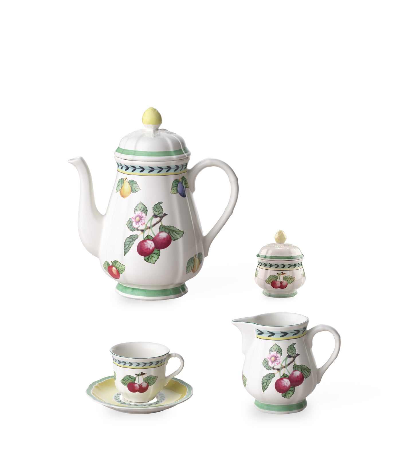 French Garden Fleurence Coffee set 6 pers