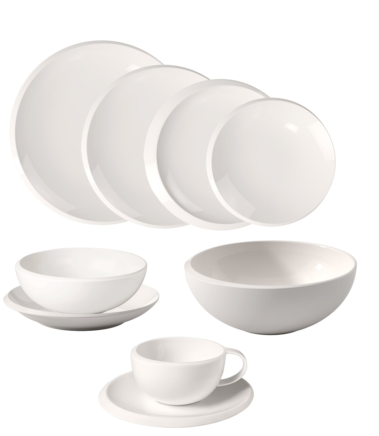 NewMoon Dinner Set 6 person on 44 pieces