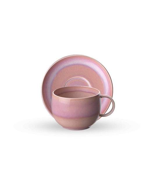 Perlemor Coral Coffee/Teacup Set 6 Person