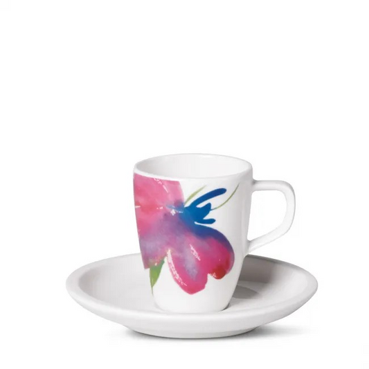 Artesano Flower Art Espresso Set of 6