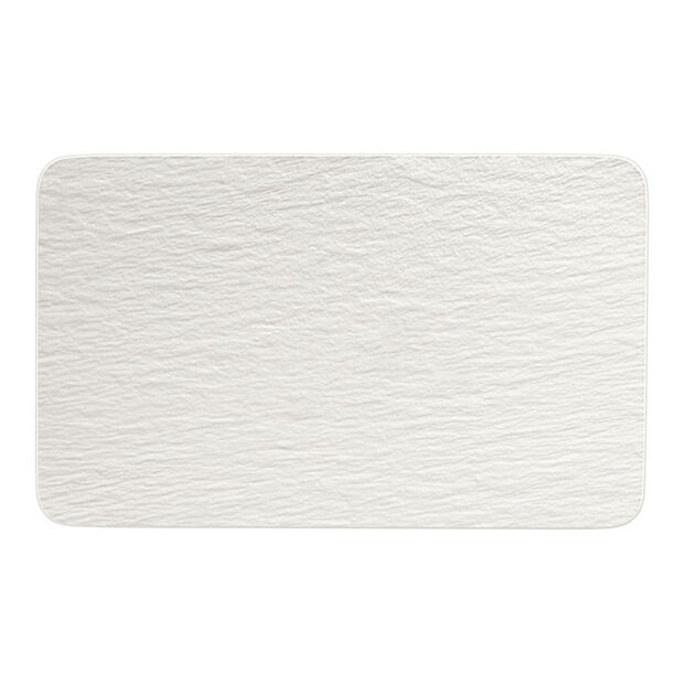 Manufacture Rock Blanc Rectangular Multifunctional Plate 28x17cm