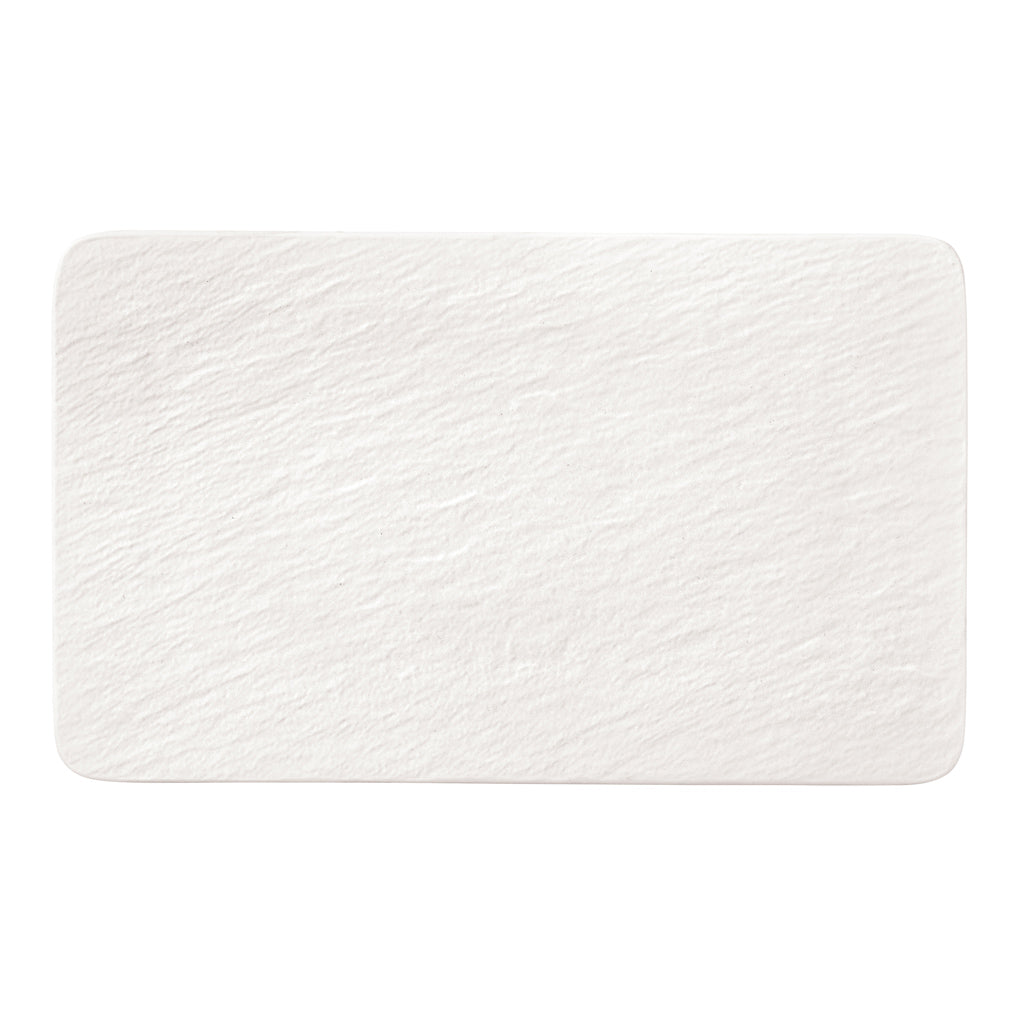 Manufacture Rock Blanc Rectangular Multifunctional Plate 28x17cm