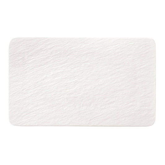 Manufacture Rock Blanc Rectangular Multifunctional Plate 28x17cm