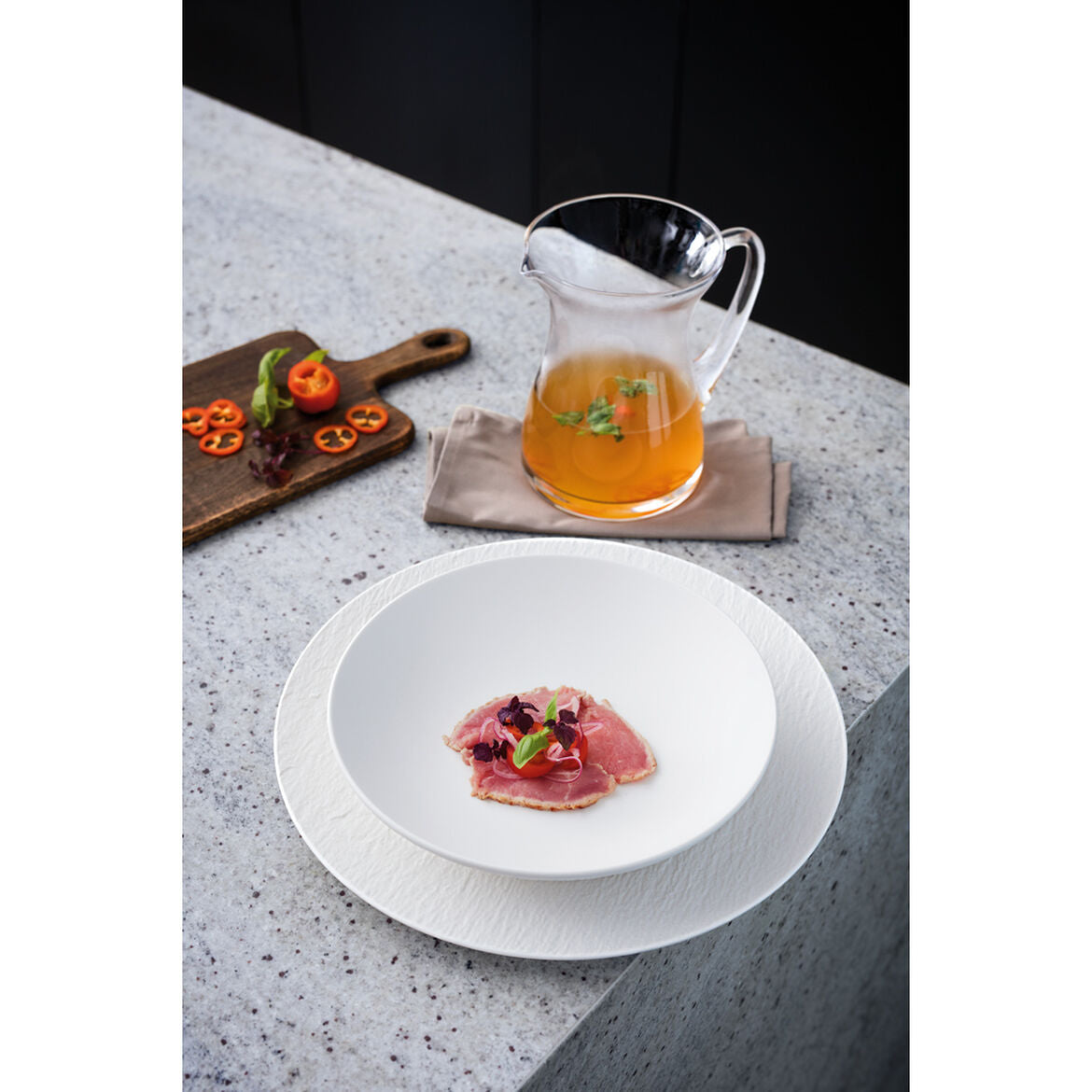 Manufacture Rock Blanc Pasta Bowl 9.5 in