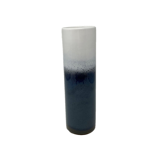 Cylinder Vase Bleu Large 7,5x7,5x25cm