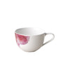Rose Garden Tea Set with Pink Saucers for 6 Persons