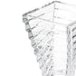 Spiral Crystal Vase with Foot H-33.5cm