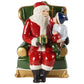 Christmas Toys Santa On Armchair 10x10x15cm