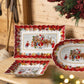 Toy's Fantasy Bowl oval large, Santa and Kids