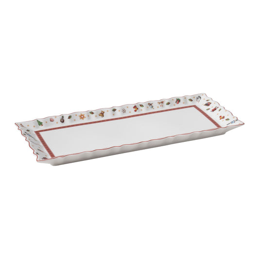 Toy's Delight Cake Plate Rectangular 39x16cm