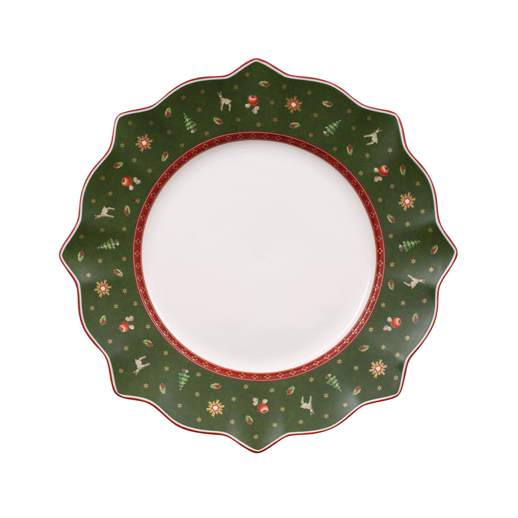 Toy's Delight Flat Plate Green Set of 6 Pcs