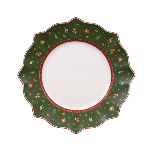 Toy's Delight Flat Plate Green 27cm 6 pcs