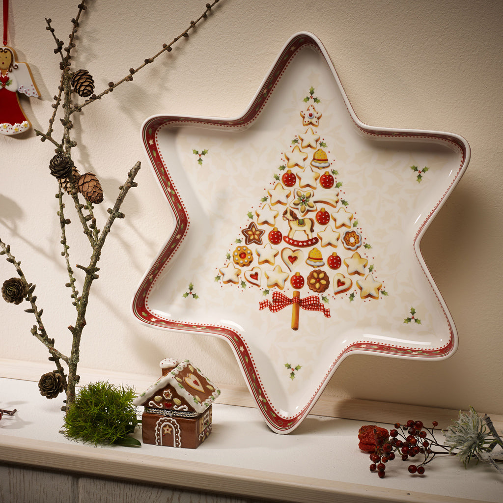 Winter Bakery Delight Star Bowl Large