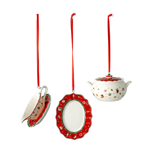 Toy's Delight Decoration Ornaments serving items, 3pcs