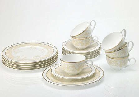 Ivoire Dinner Set 6 Person On 38 Pieces