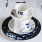 Old Luxembourg Brindille Espresso Cup With Saucer Set 6 Person