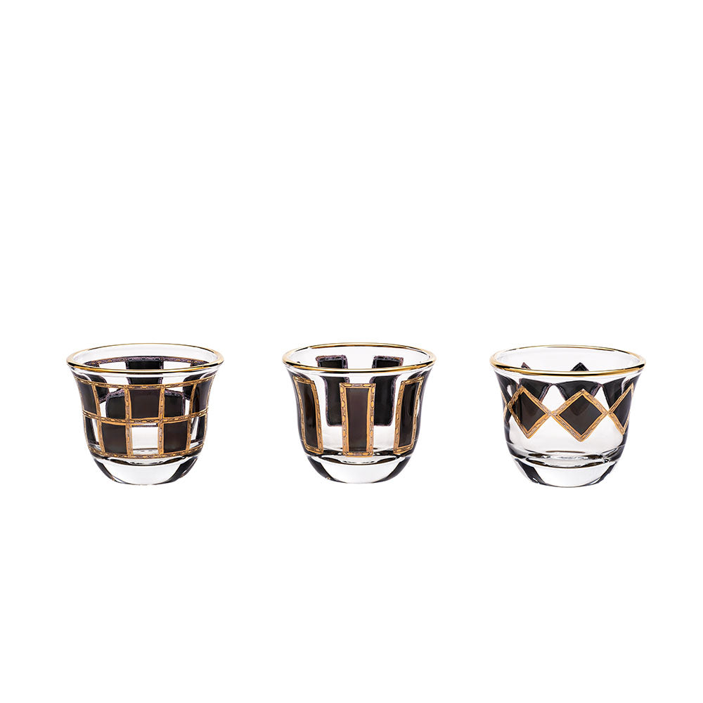 Gambit Gold Mix Gawa Cups Set Of 6