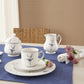 Old Luxembourg Tea Set 6 Person On 15 Pieces