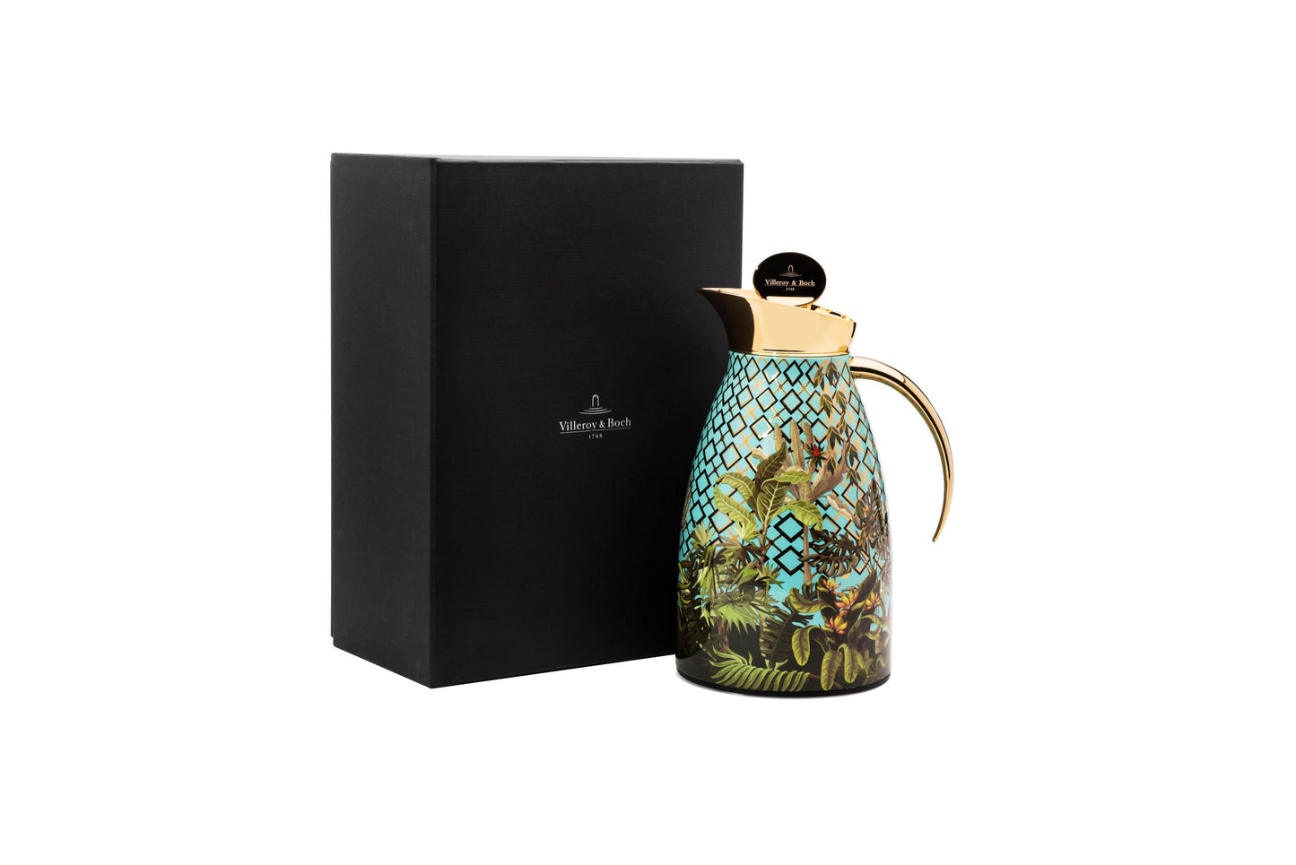 Amazonia 1L Thermos Gold Leaves
