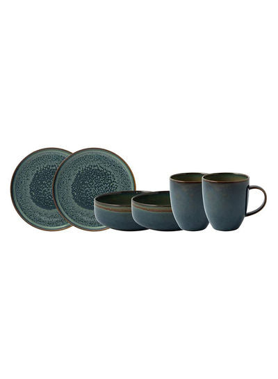 Crafted Breeze Breakfast Set 2 Person On 6 Pieces