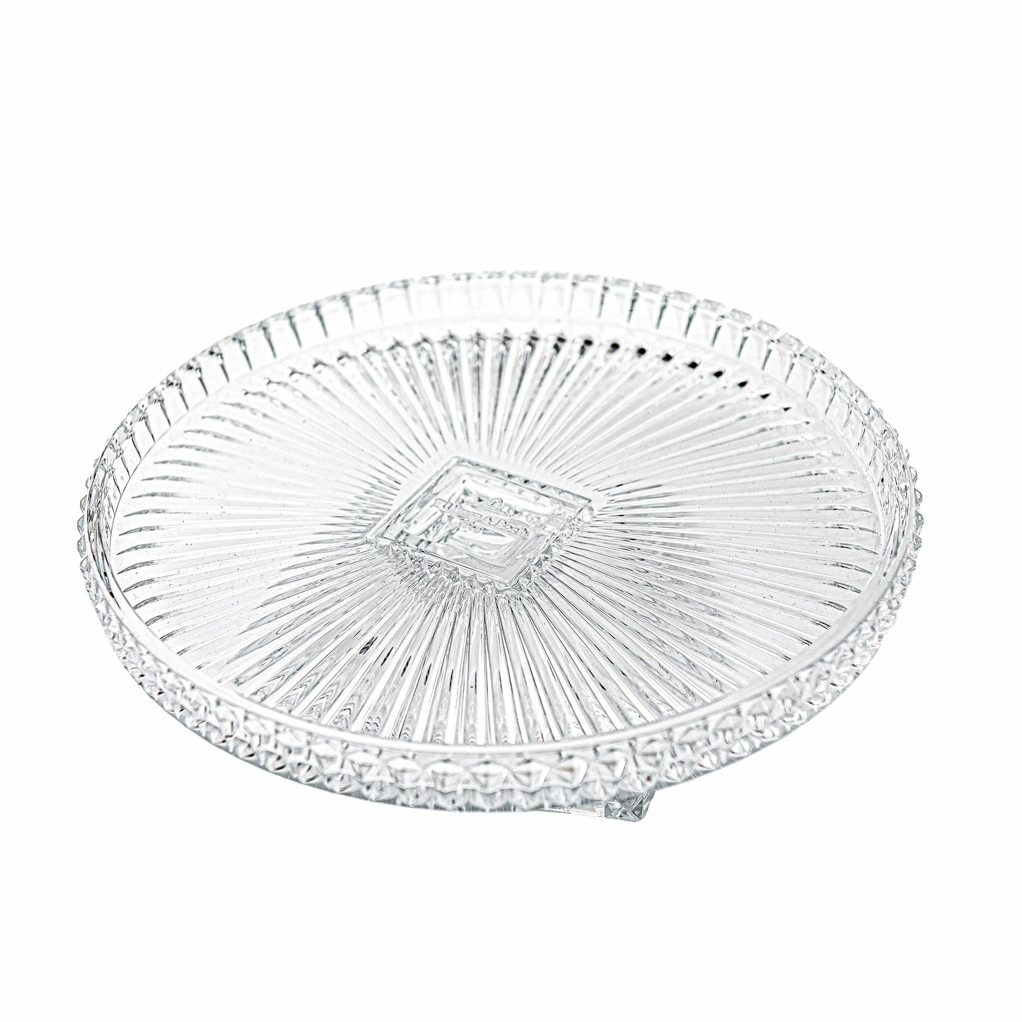 Villeroy And Boch Spiral Round Cake Plate With Foot 30cm