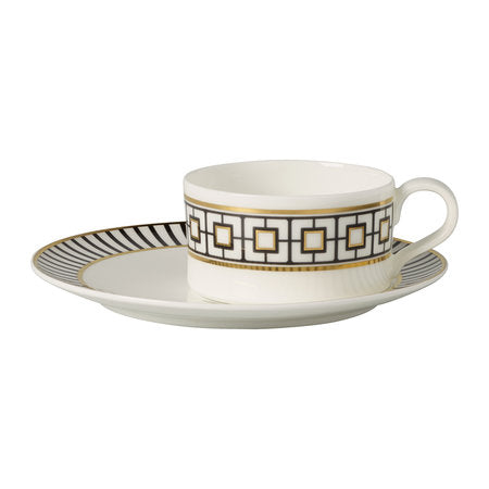 MetroChic Tea Cups With Saucers Set 6 Person
